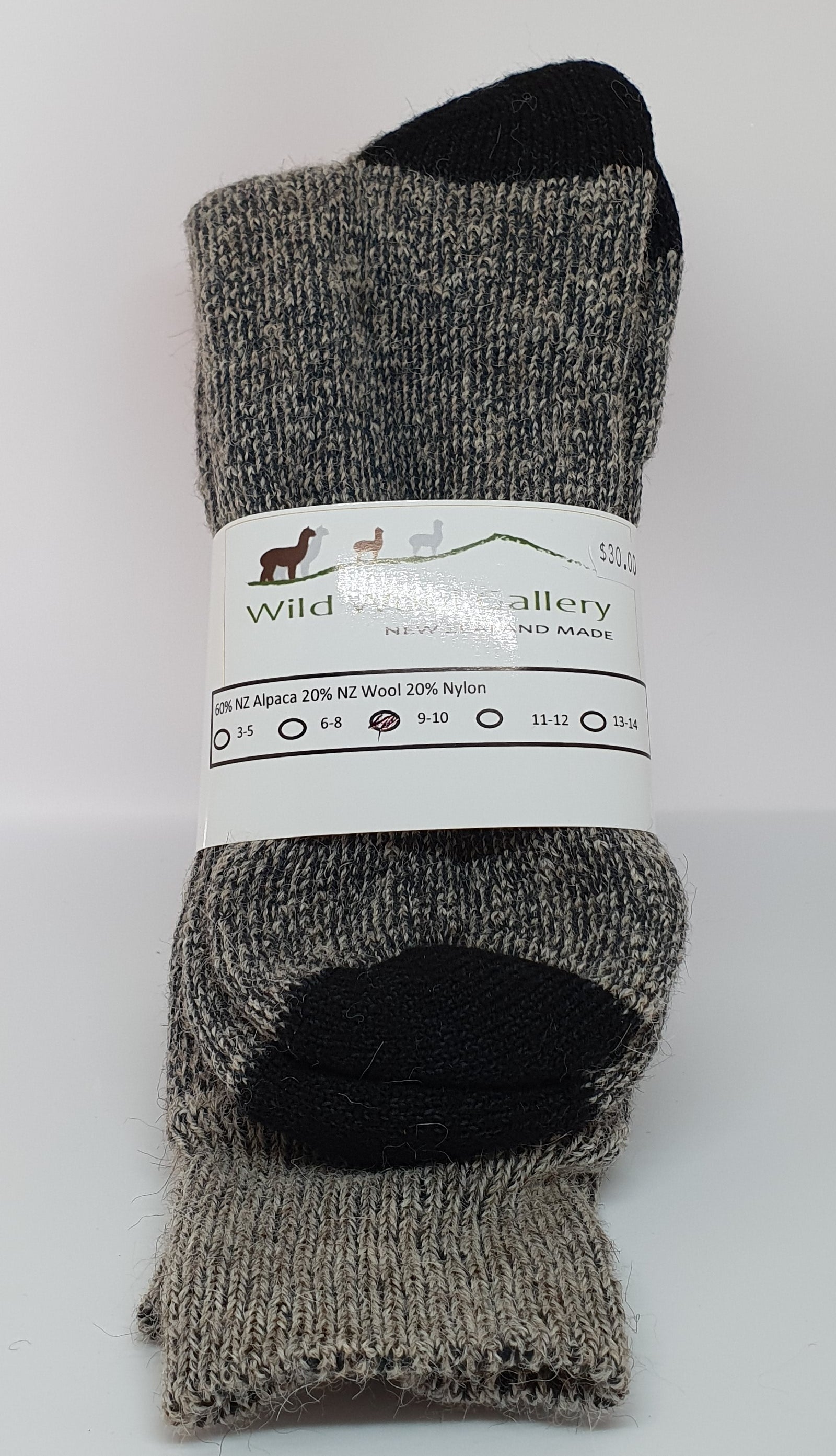 Thermal alpaca socks