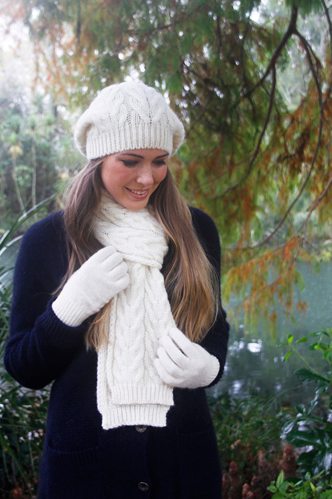 Alpaca Cabled Beanie