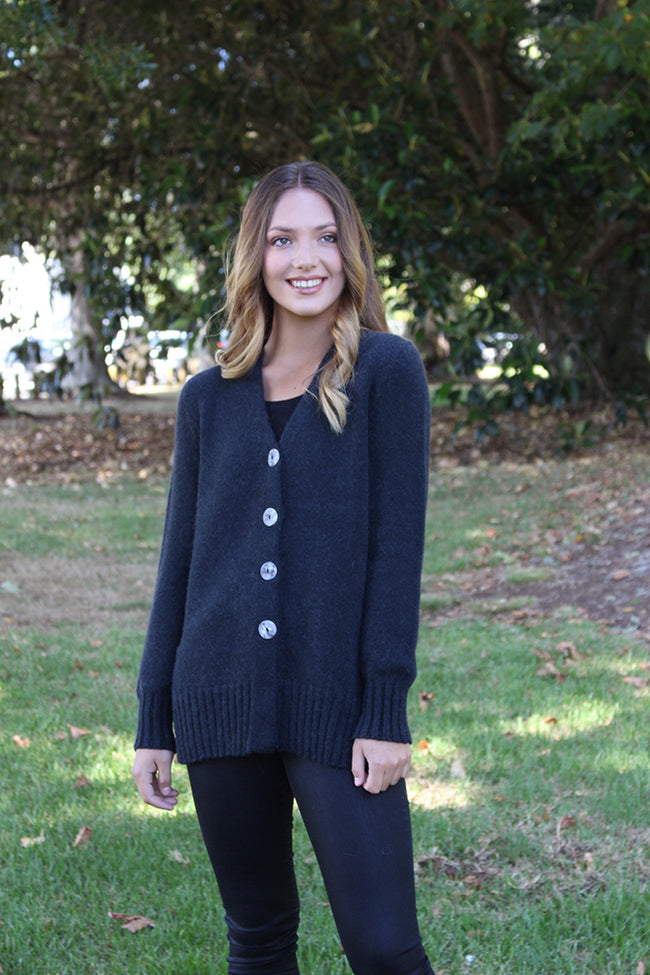 Alpaca Long Length Cardigan