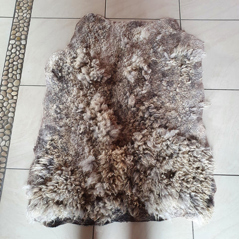 手工製作氈狀羊駝毛地毯-NZ Summerhill梅西銀貂皮