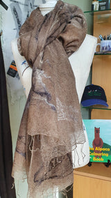 Large Felted Alpaca/Silk Shawls - Wild Wool Gallery