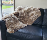 Handgemaakte vilten Alpaca deken - NZ Summerhill Messi Silver Mink