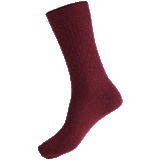 Baby Alpaca/Fine Merino Quilted Blend Health Sock - Size Small