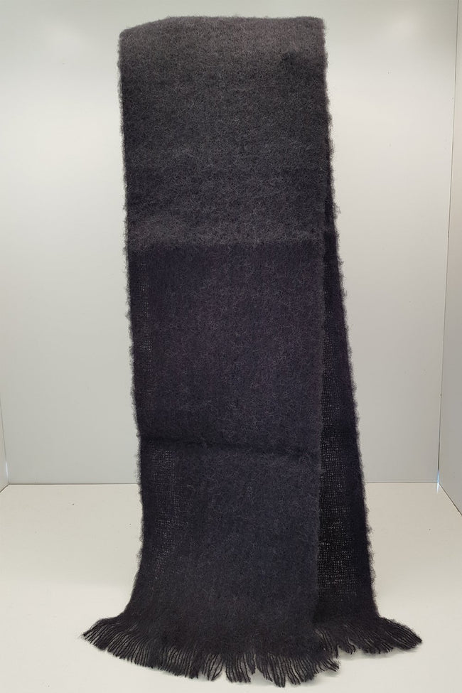 Alpaca fibre Masterweave Scarves - Black