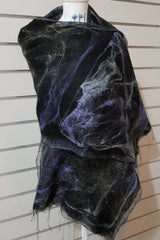 Paj Nuno Felted Alpaca Silk Coloured Scarf - Lavender
