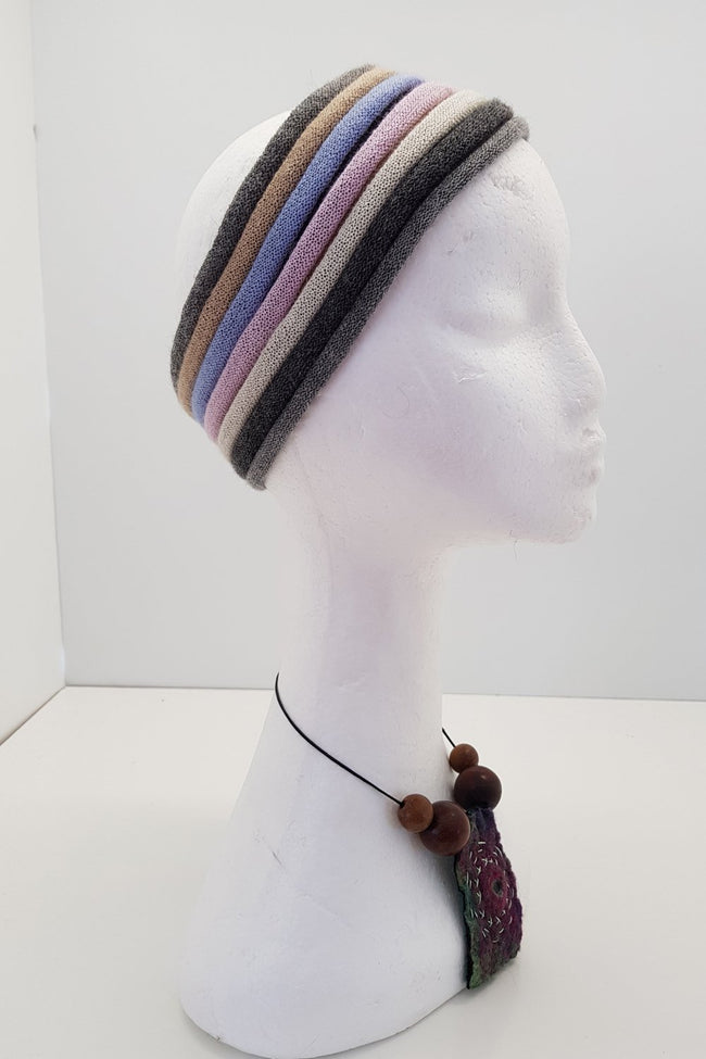New Zealand made Alpaca Headbands - Pastel