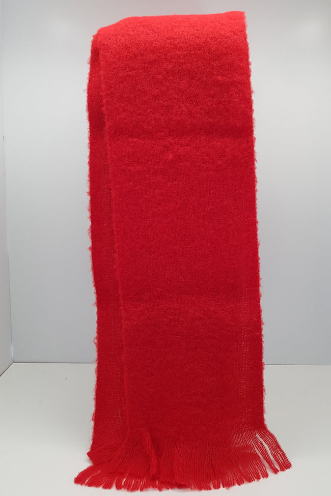 Alpaca fibre Masterweave Scarves - Red