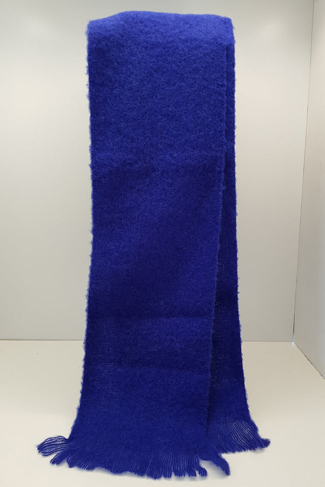 Alpaca fibre Masterweave Scarves - Royal Blue